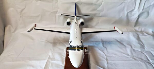 Model of 1124A Westwind II aircraft with detailed craftsmanship